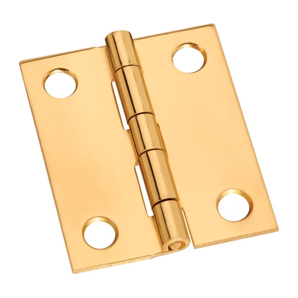 National Hardware National Hardware 1-1/2 in. L Solid Brass Door Hinge 2 pk N211-359 - main